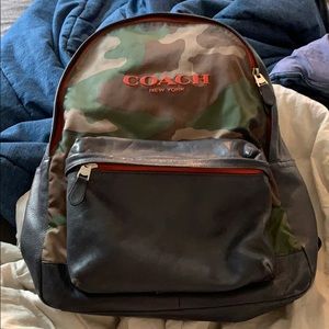 Coach Camo Backpack